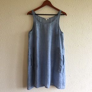 Eileen Fisher linen mini dress